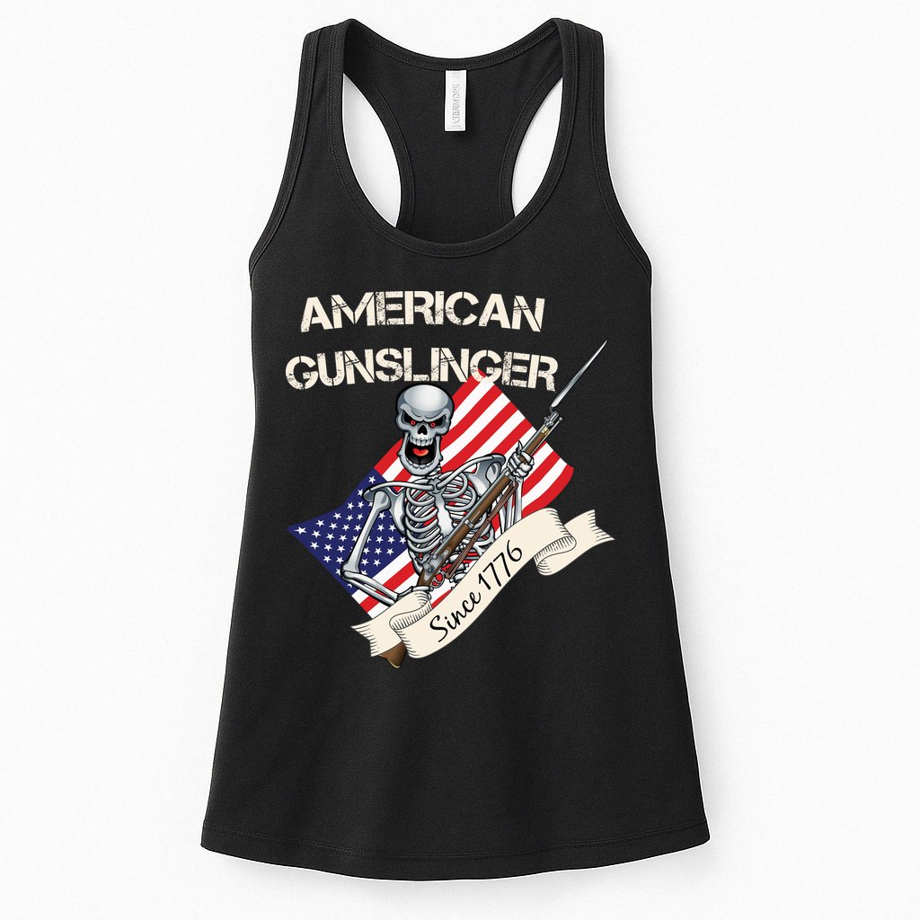 American Gunslinger Since 1776 Womens Tank Top