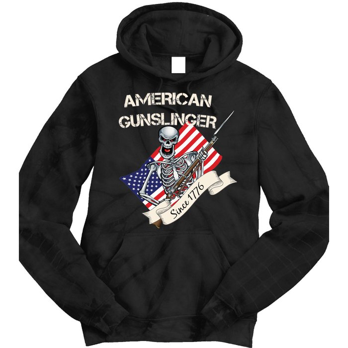 American Gunslinger Since 1776 Tie Dye Hoodie