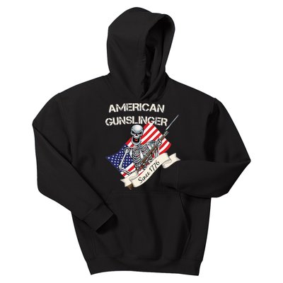 American Gunslinger Since 1776 Kids Hoodie