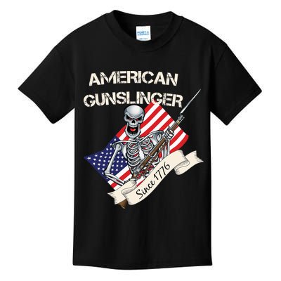 American Gunslinger Since 1776 Kids T-Shirt