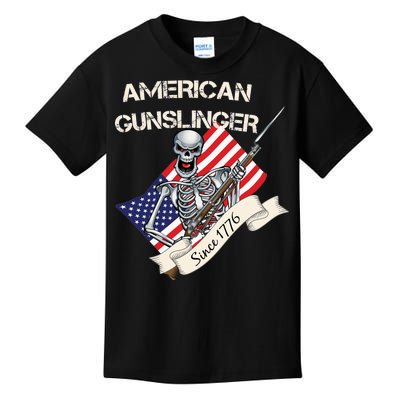 American Gunslinger Since 1776 Kids T-Shirt