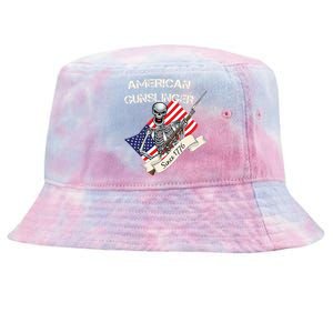 American Gunslinger Since 1776 Tie-Dyed Bucket Hat