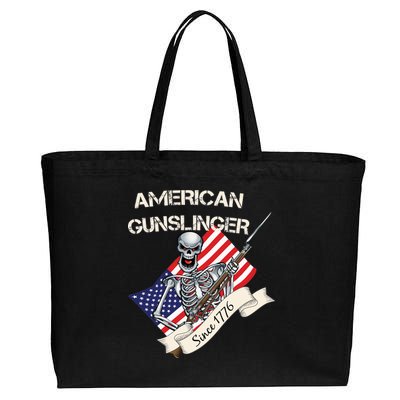 American Gunslinger Since 1776 Cotton Canvas Jumbo Tote