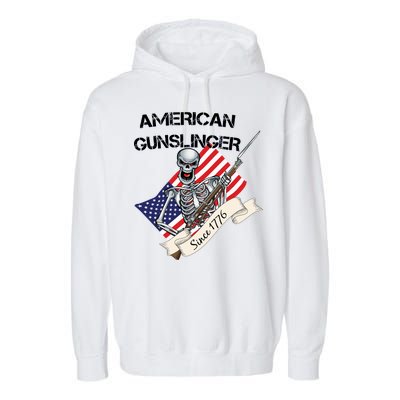 American Gunslinger Since 1776 Garment-Dyed Fleece Hoodie