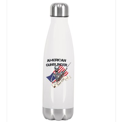 American Gunslinger Since 1776 Stainless Steel Insulated Water Bottle