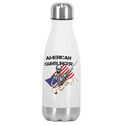 American Gunslinger Since 1776 Stainless Steel Insulated Water Bottle