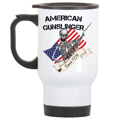 American Gunslinger Since 1776 Stainless Steel Travel Mug