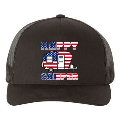 American Happy Camper USA Yupoong Adult 5-Panel Trucker Hat