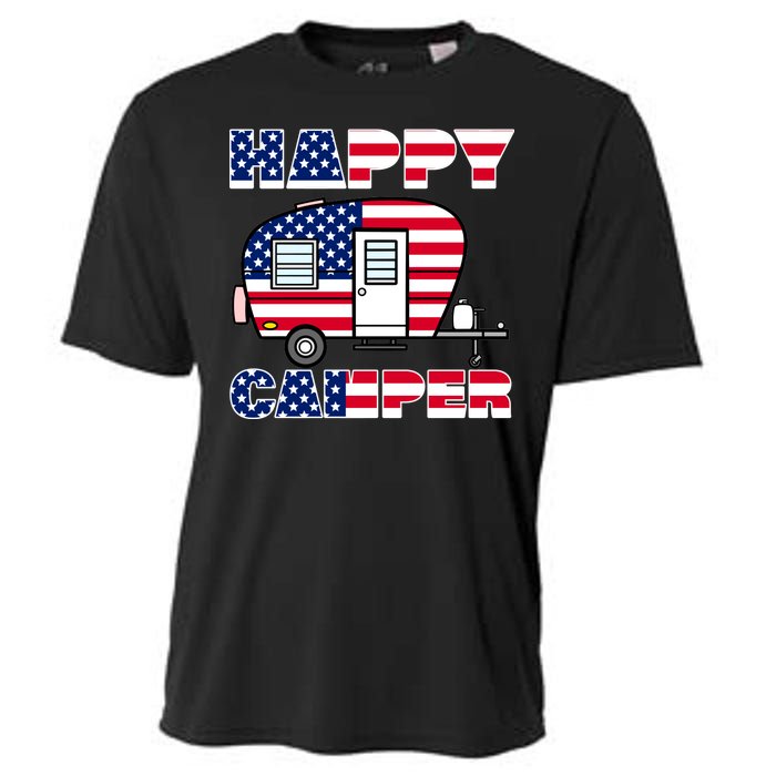 American Happy Camper USA Cooling Performance Crew T-Shirt