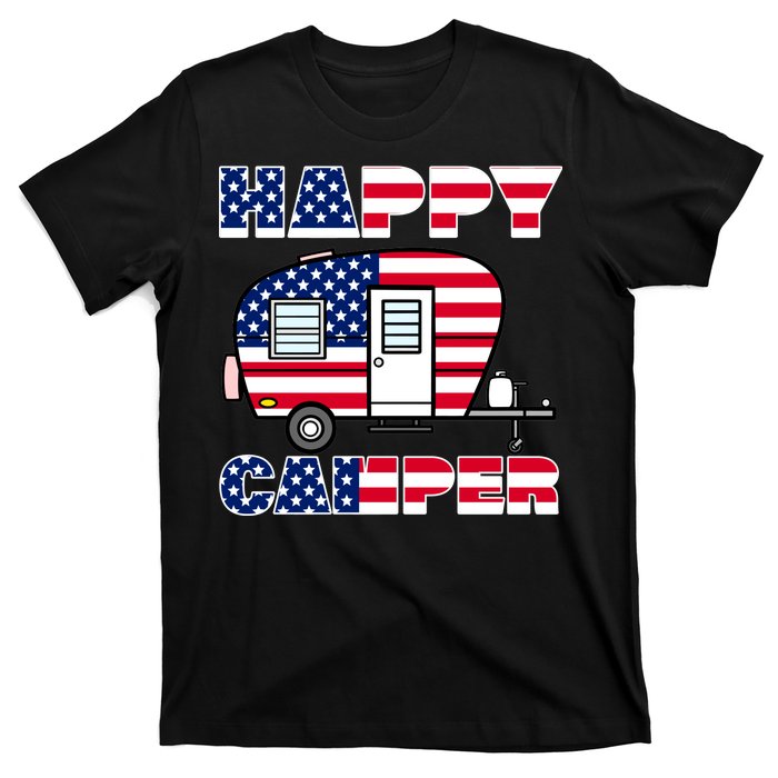 American Happy Camper USA T-Shirt