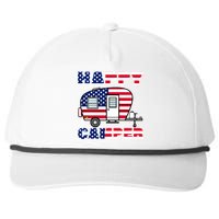 American Happy Camper USA Snapback Five-Panel Rope Hat