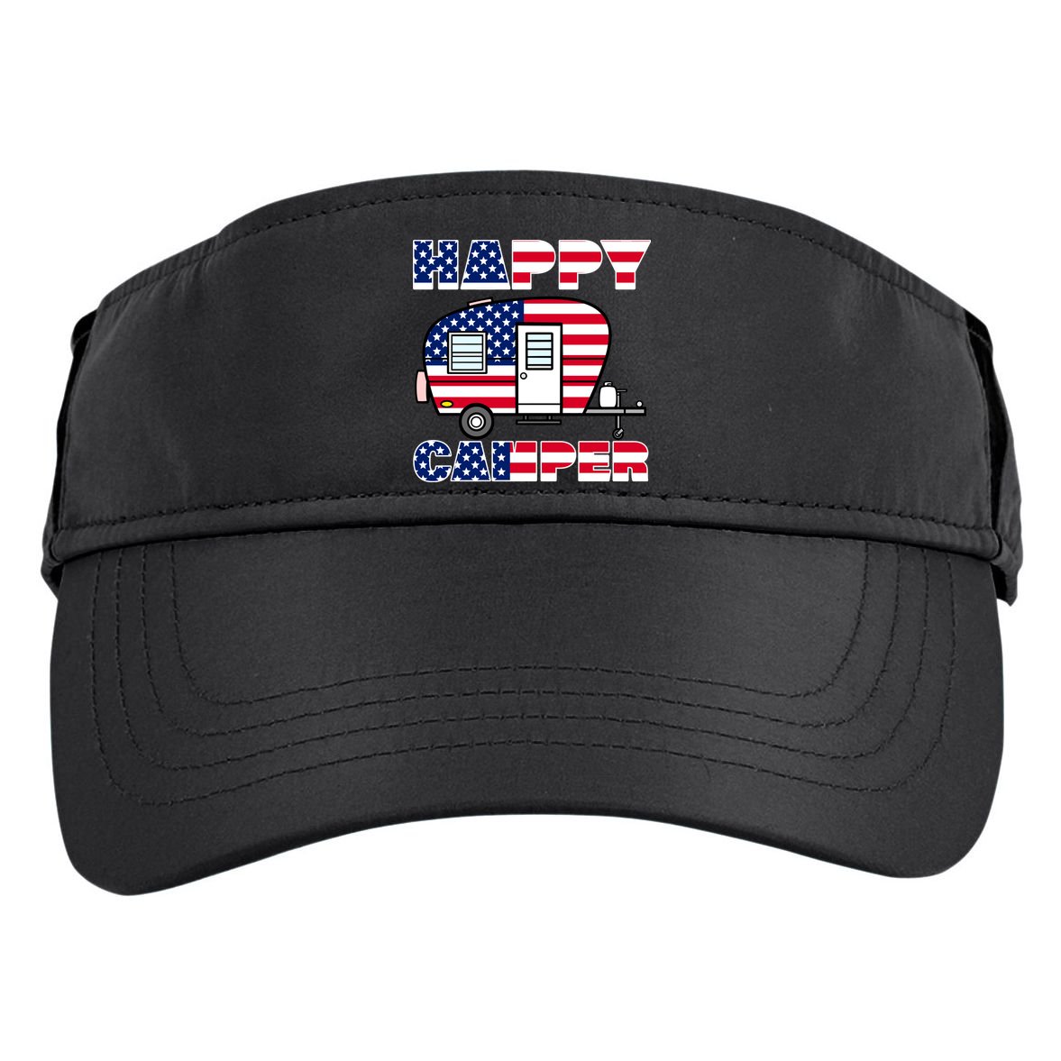 American Happy Camper USA Adult Drive Performance Visor
