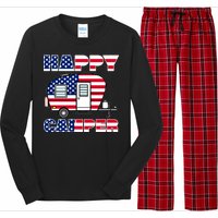 American Happy Camper USA Long Sleeve Pajama Set