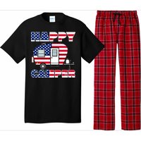 American Happy Camper USA Pajama Set