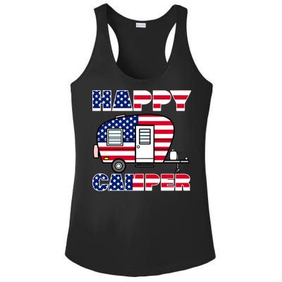 American Happy Camper USA Ladies PosiCharge Competitor Racerback Tank