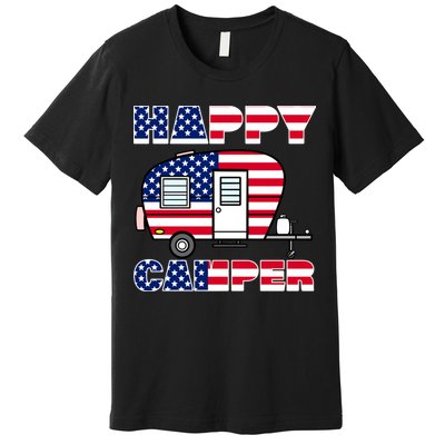 American Happy Camper USA Premium T-Shirt