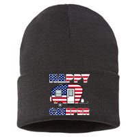 American Happy Camper USA Sustainable Knit Beanie