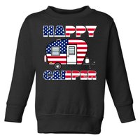 American Happy Camper USA Toddler Sweatshirt