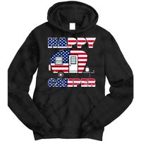 American Happy Camper USA Tie Dye Hoodie