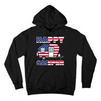 American Happy Camper USA Tall Hoodie