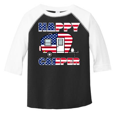 American Happy Camper USA Toddler Fine Jersey T-Shirt