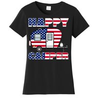 American Happy Camper USA Women's T-Shirt