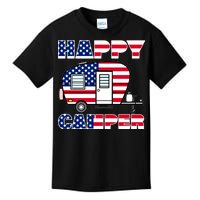 American Happy Camper USA Kids T-Shirt