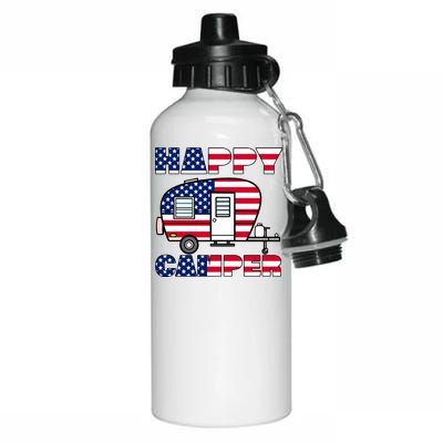 American Happy Camper USA Aluminum Water Bottle