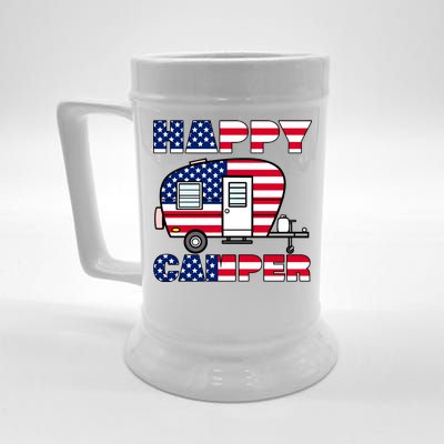 American Happy Camper USA Beer Stein