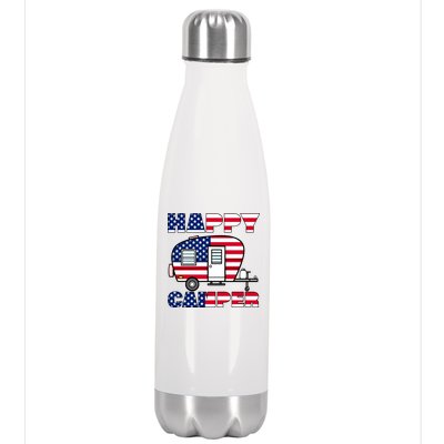 American Happy Camper USA Stainless Steel Insulated Water Bottle