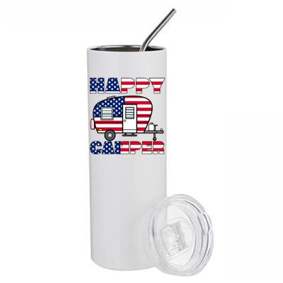 American Happy Camper USA Stainless Steel Tumbler