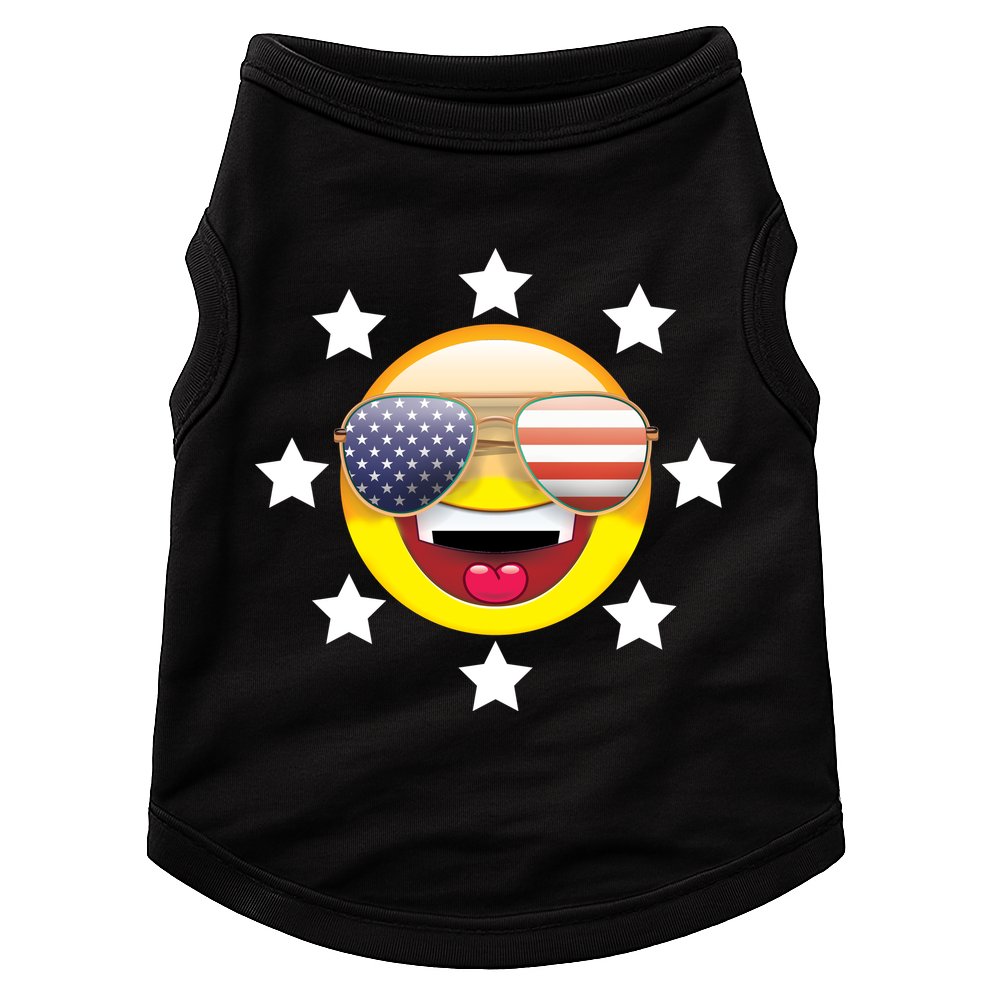 American Hippie Smiley Face Doggie Tank