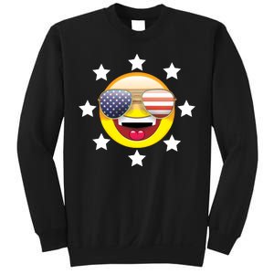 American Hippie Smiley Face Sweatshirt