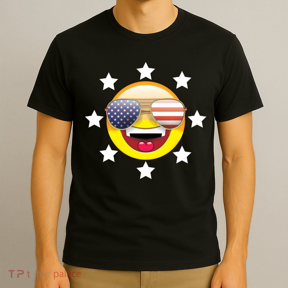 American Hippie Smiley Face T-Shirt
