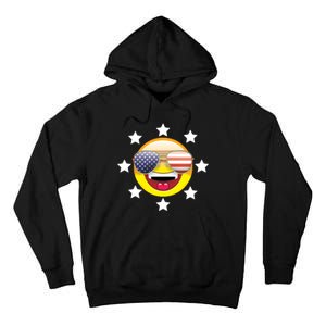 American Hippie Smiley Face Tall Hoodie