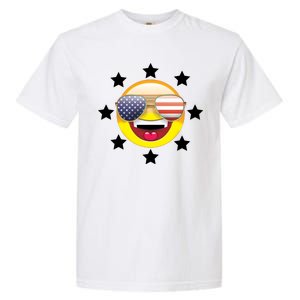 American Hippie Smiley Face Garment-Dyed Heavyweight T-Shirt