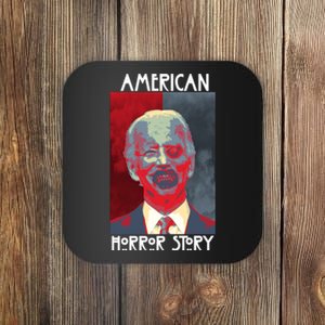 American Horror Funny Anti Biden Coaster