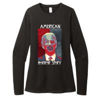 American Horror Funny Anti Biden Womens CVC Long Sleeve Shirt