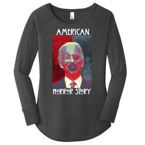 American Horror Funny Anti Biden Women's Perfect Tri Tunic Long Sleeve Shirt