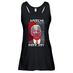 American Horror Funny Anti Biden Ladies Essential Flowy Tank