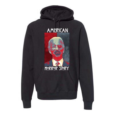 American Horror Funny Anti Biden Premium Hoodie