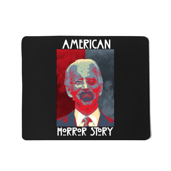 American Horror Funny Anti Biden Mousepad