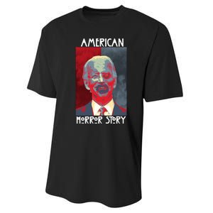 American Horror Funny Anti Biden Performance Sprint T-Shirt