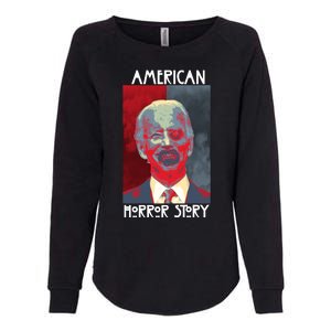 American Horror Funny Anti Biden Womens California Wash Sweatshirt