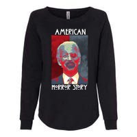 American Horror Funny Anti Biden Womens California Wash Sweatshirt