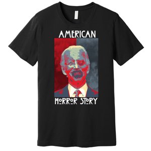 American Horror Funny Anti Biden Premium T-Shirt