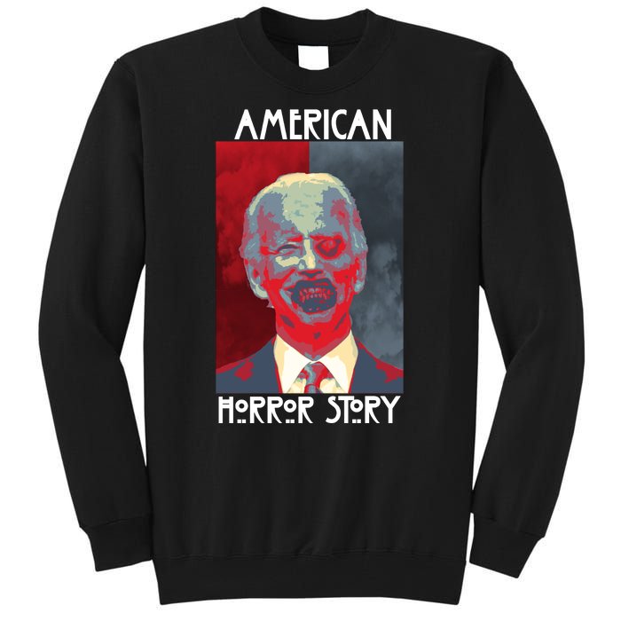 American Horror Funny Anti Biden Tall Sweatshirt