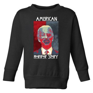 American Horror Funny Anti Biden Toddler Sweatshirt