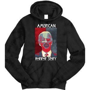 American Horror Funny Anti Biden Tie Dye Hoodie