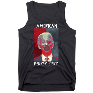 American Horror Funny Anti Biden Tank Top